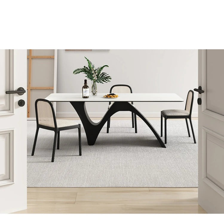 モダンデザイン セラミックテーブル 大型多層板テーブル 高級感溢れるリビングダイニング用 fhmj-5028