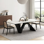 モダンデザイン セラミックテーブル 大型多層板テーブル 高級感溢れるリビングダイニング用 fhmj-5028