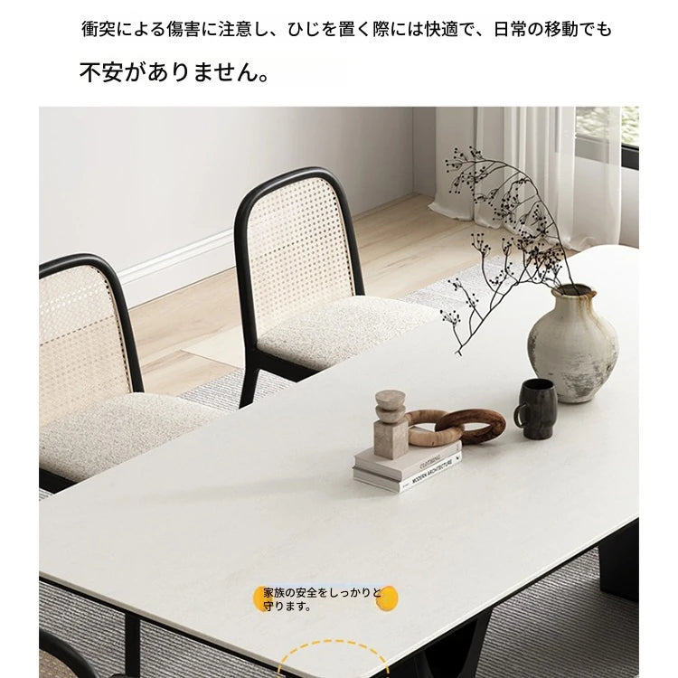 モダンデザイン セラミックテーブル 大型多層板テーブル 高級感溢れるリビングダイニング用 fhmj-5028