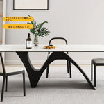 モダンデザイン セラミックテーブル 大型多層板テーブル 高級感溢れるリビングダイニング用 fhmj-5028