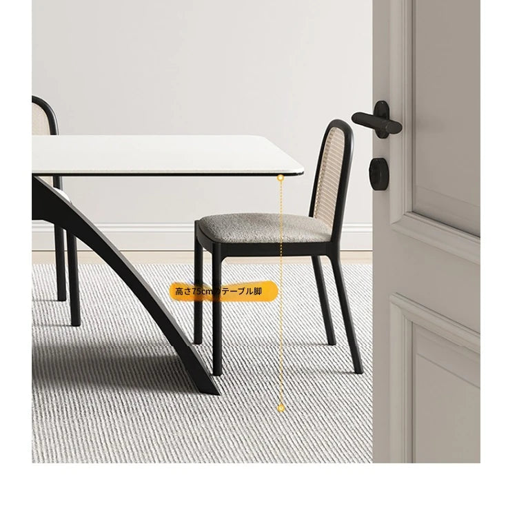 モダンデザイン セラミックテーブル 大型多層板テーブル 高級感溢れるリビングダイニング用 fhmj-5028