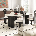 モダンセラミック多層テーブル - スタイリッシュなダイニングセットの必需品 fhmj-5029