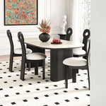 モダンセラミック多層テーブル - スタイリッシュなダイニングセットの必需品 fhmj-5029