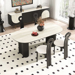 モダンセラミック多層テーブル - スタイリッシュなダイニングセットの必需品 fhmj-5029