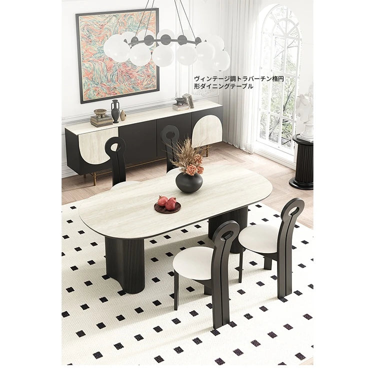 モダンセラミック多層テーブル - スタイリッシュなダイニングセットの必需品 fhmj-5029