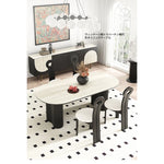 モダンセラミック多層テーブル - スタイリッシュなダイニングセットの必需品 fhmj-5029