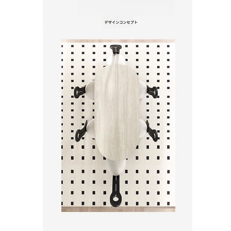 モダンセラミック多層テーブル - スタイリッシュなダイニングセットの必需品 fhmj-5029