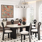 モダンセラミック多層テーブル - スタイリッシュなダイニングセットの必需品 fhmj-5029