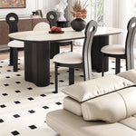 モダンセラミック多層テーブル - スタイリッシュなダイニングセットの必需品 fhmj-5029