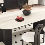 モダンセラミック多層テーブル - スタイリッシュなダイニングセットの必需品 fhmj-5029