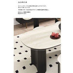 モダンセラミック多層テーブル - スタイリッシュなダイニングセットの必需品 fhmj-5029