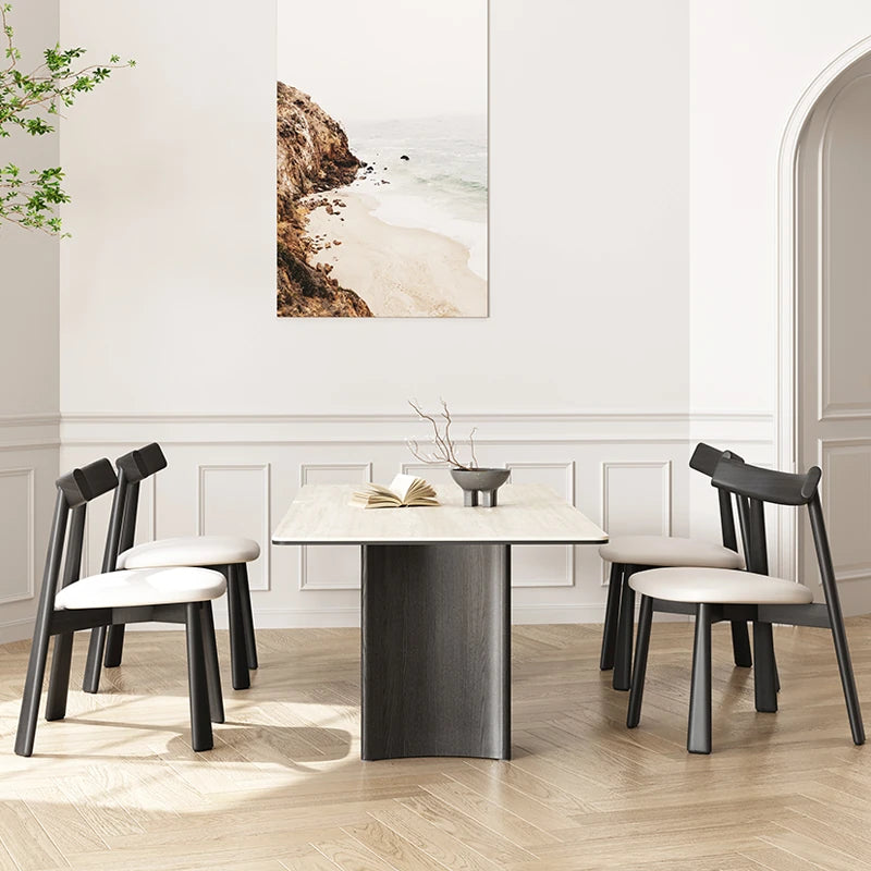 アッシュ素材のスタイリッシュチェア|合成皮革の快適な座り心地|モダンインテリアに最適! fhmj-5030-ch