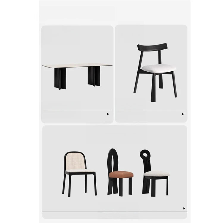 アッシュ素材のスタイリッシュチェア|合成皮革の快適な座り心地|モダンインテリアに最適! fhmj-5030-ch