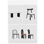 アッシュ素材のスタイリッシュチェア|合成皮革の快適な座り心地|モダンインテリアに最適! fhmj-5030-ch