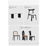 高級アッシュ材セラミック多層板テーブル | モダンなダイニング家具 | スタイリッシュで耐久性抜群 fhmj-5030