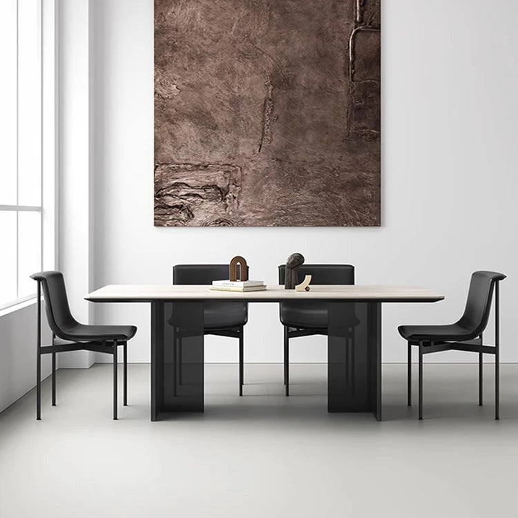 シンプルでスタイリッシュな合成皮革チェア6脚セット|現代的なダイニング空間に最適な家具 fhmj-5031-ch