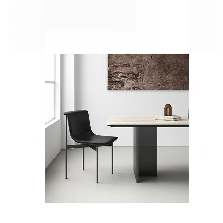 シンプルでスタイリッシュな合成皮革チェア6脚セット|現代的なダイニング空間に最適な家具 fhmj-5031-ch