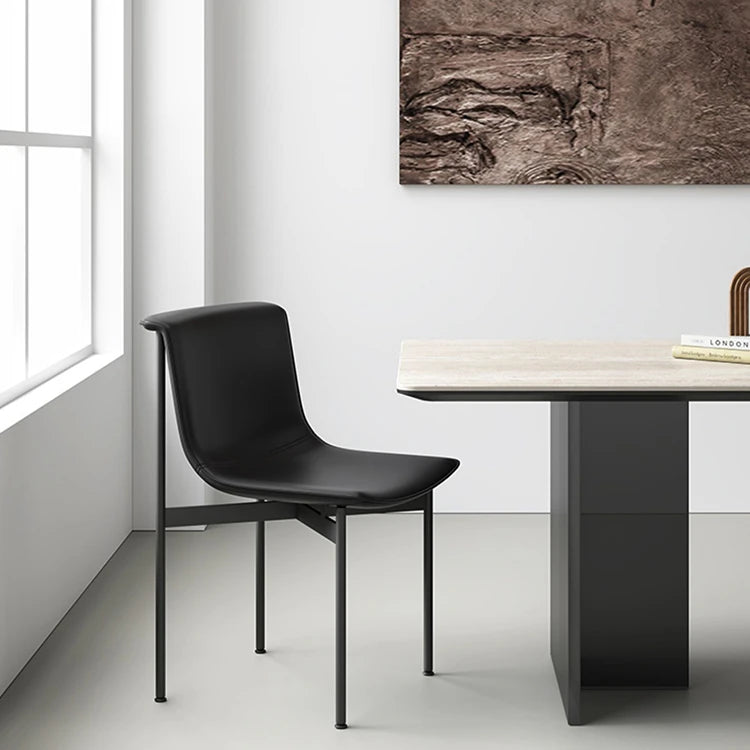 シンプルでスタイリッシュな合成皮革チェア6脚セット|現代的なダイニング空間に最適な家具 fhmj-5031-ch