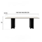 シンプルでスタイリッシュな合成皮革チェア6脚セット|現代的なダイニング空間に最適な家具 fhmj-5031-ch