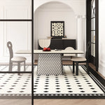 現代的なセラミックテーブル|多層板・ステンレス製|おしゃれなダイニング家具 fhmj-5032