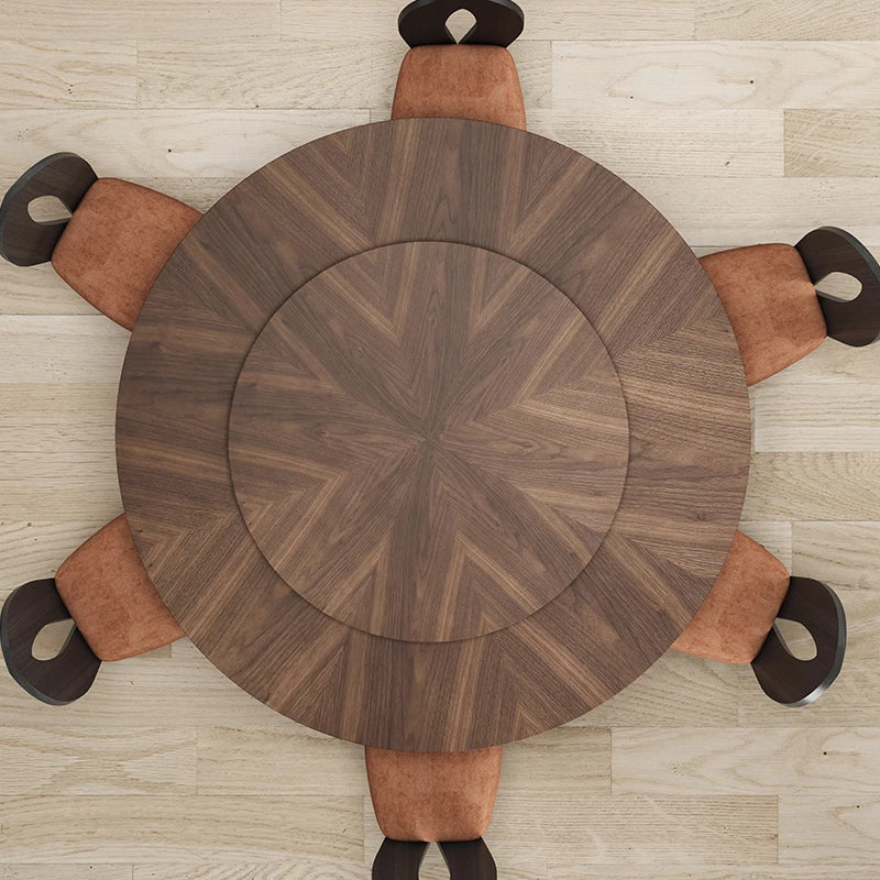 ラグジュアリー多層板テーブル|ステンレス製脚・アルミニウム合金仕様|モダンデザインのダイニングテーブル fhmj-5033