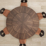 ラグジュアリー多層板テーブル|ステンレス製脚・アルミニウム合金仕様|モダンデザインのダイニングテーブル fhmj-5033