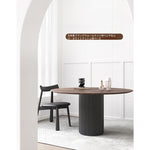 アッシュ材のモダンテーブル|多層板デザインでスタイリッシュなダイニング空間を演出 fhmj-5035