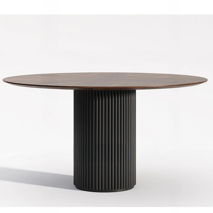 アッシュ材のモダンテーブル|多層板デザインでスタイリッシュなダイニング空間を演出 fhmj-5035