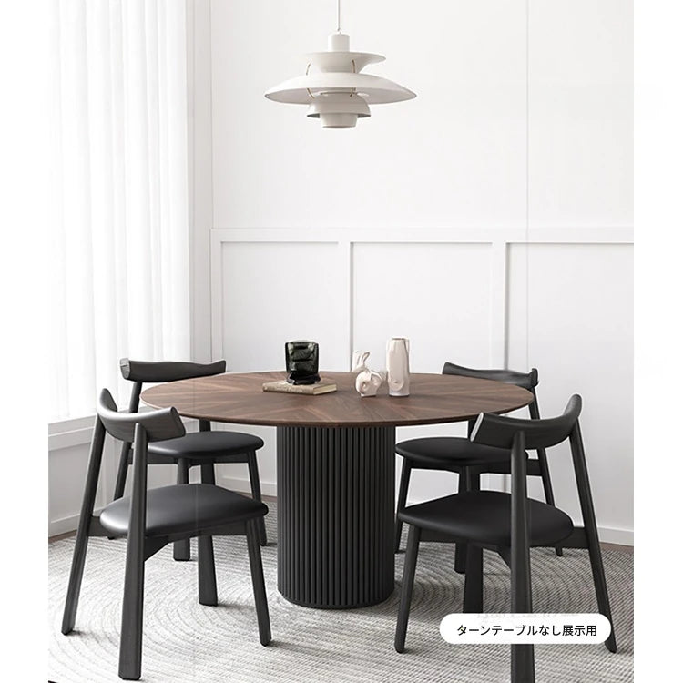 アッシュ材のモダンテーブル|多層板デザインでスタイリッシュなダイニング空間を演出 fhmj-5035