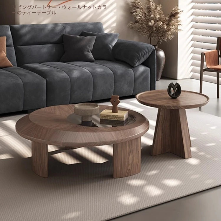 モダンセンターテーブル 中密度繊維板と強化ガラスの洗練されたデザイン おしゃれなリビングに最適 fhmj-5041