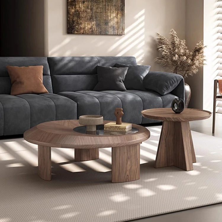 モダンセンターテーブル 中密度繊維板と強化ガラスの洗練されたデザイン おしゃれなリビングに最適 fhmj-5041