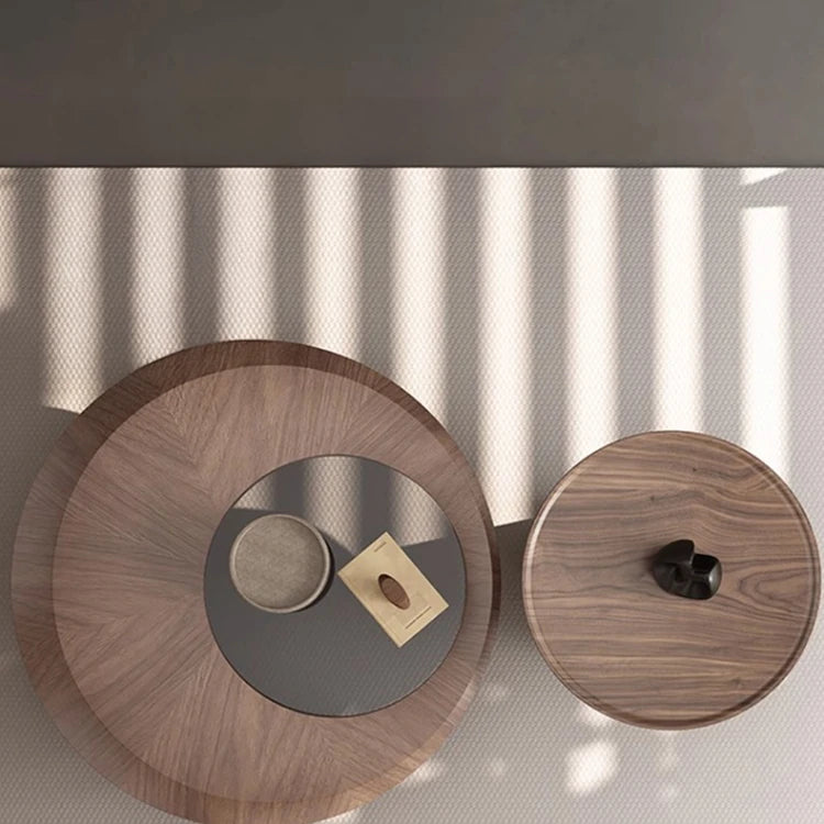 モダンセンターテーブル 中密度繊維板と強化ガラスの洗練されたデザイン おしゃれなリビングに最適 fhmj-5041