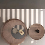 モダンセンターテーブル 中密度繊維板と強化ガラスの洗練されたデザイン おしゃれなリビングに最適 fhmj-5041