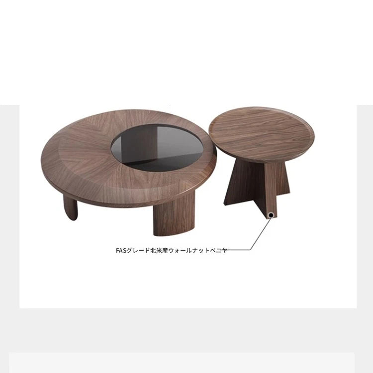 モダンセンターテーブル 中密度繊維板と強化ガラスの洗練されたデザイン おしゃれなリビングに最適 fhmj-5041