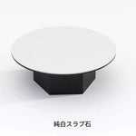 セラミック天板のモダンセンターテーブル – 多層板製、おしゃれで機能的なリビングアイテム fhmj-5045