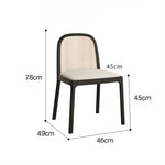 アッシュ材とラタンのスタイリッシュなチェア - モダンインテリアにぴったりのユニークデザイン fhmj-5047