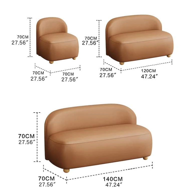 パイン材×合皮のモダンソファー|リビングをスタイリッシュに彩るコンパクトデザイン fhw-2066
