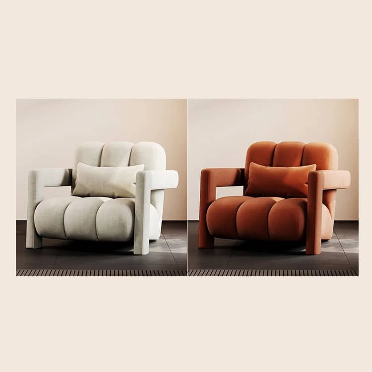 モダンアッシュ材パイルソファー|極上のくつろぎを演出する高級デザインチェア fhw-2069