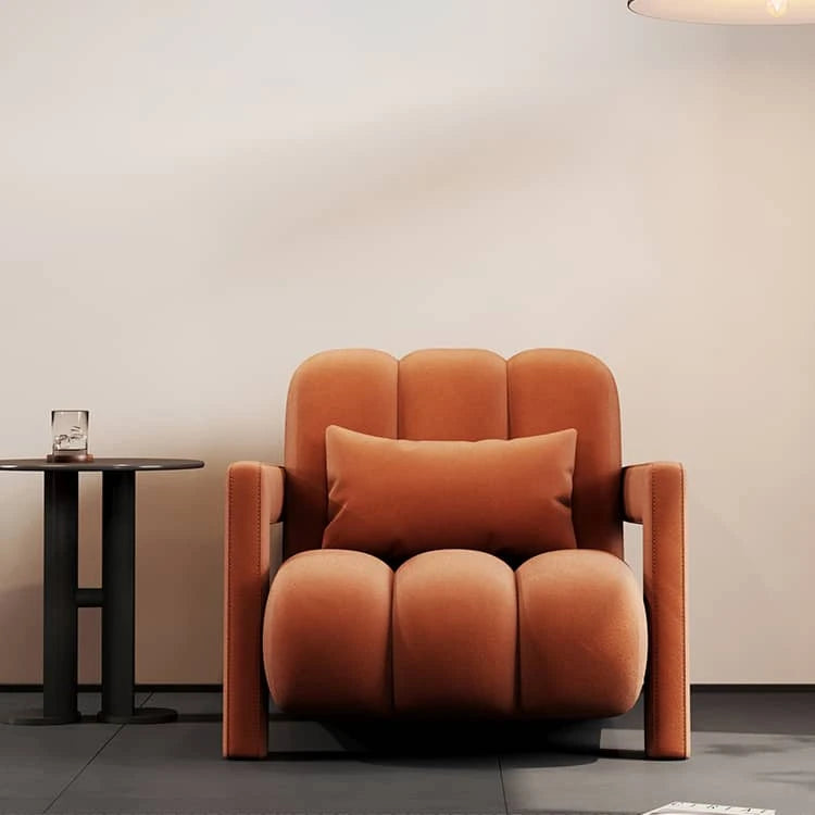 モダンアッシュ材パイルソファー|極上のくつろぎを演出する高級デザインチェア fhw-2069