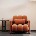 モダンアッシュ材パイルソファー|極上のくつろぎを演出する高級デザインチェア fhw-2069