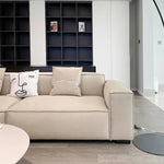 エレガントな无垢材エアレザーソファー|ラグジュアリーなデザインで快適空間を演出 fhw-2091