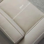 エレガントな无垢材エアレザーソファー|ラグジュアリーなデザインで快適空間を演出 fhw-2091