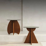 モダンデザインのパイン材&強化ガラス センターテーブルセット fhw-2093