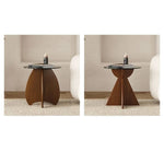 モダンデザインのパイン材&強化ガラス センターテーブルセット fhw-2093