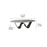 高級感ただようセラミック製センターテーブル|モダンなリビングに最適なデザイン fhw-2096