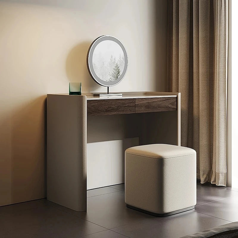 モダンデザインの多層板スツール|合成皮革製|シンプルでスタイリッシュなインテリアアイテム fhx-4576