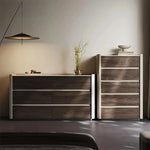 モダンデザイン多層板キャビネット|セラミック&PUレザー仕上げ|収納力抜群のインテリア家具 fhx-4578