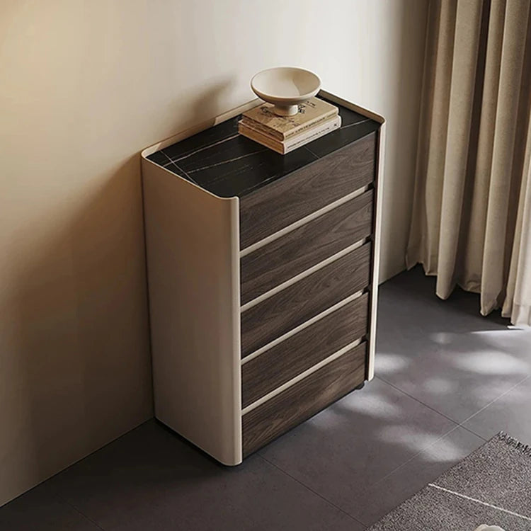 モダンデザイン多層板キャビネット|セラミック&PUレザー仕上げ|収納力抜群のインテリア家具 fhx-4578