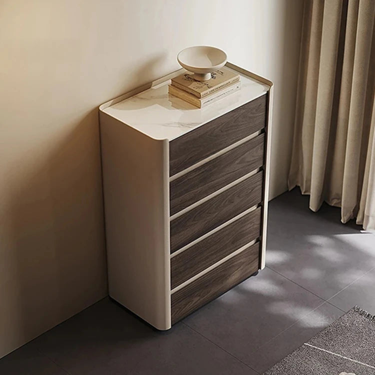 モダンデザイン多層板キャビネット|セラミック&PUレザー仕上げ|収納力抜群のインテリア家具 fhx-4578