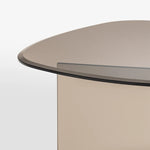 モダンデザイン強化ガラスセンターテーブル|リビングに映える洗練された一品 fif-4507